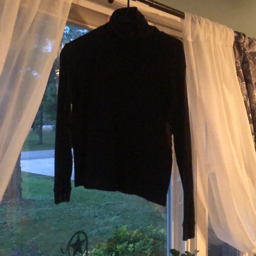 Black turtleneck